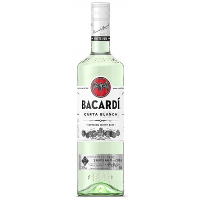 Ром Bacardi Carta Blanca 0,5л